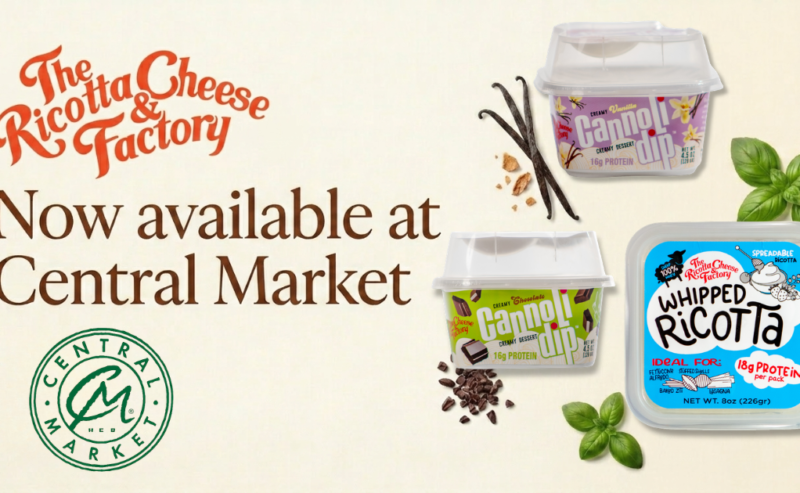 Sheep’s Milk Ricotta Brand Launches Across All 10 Central Market Stores in Texas